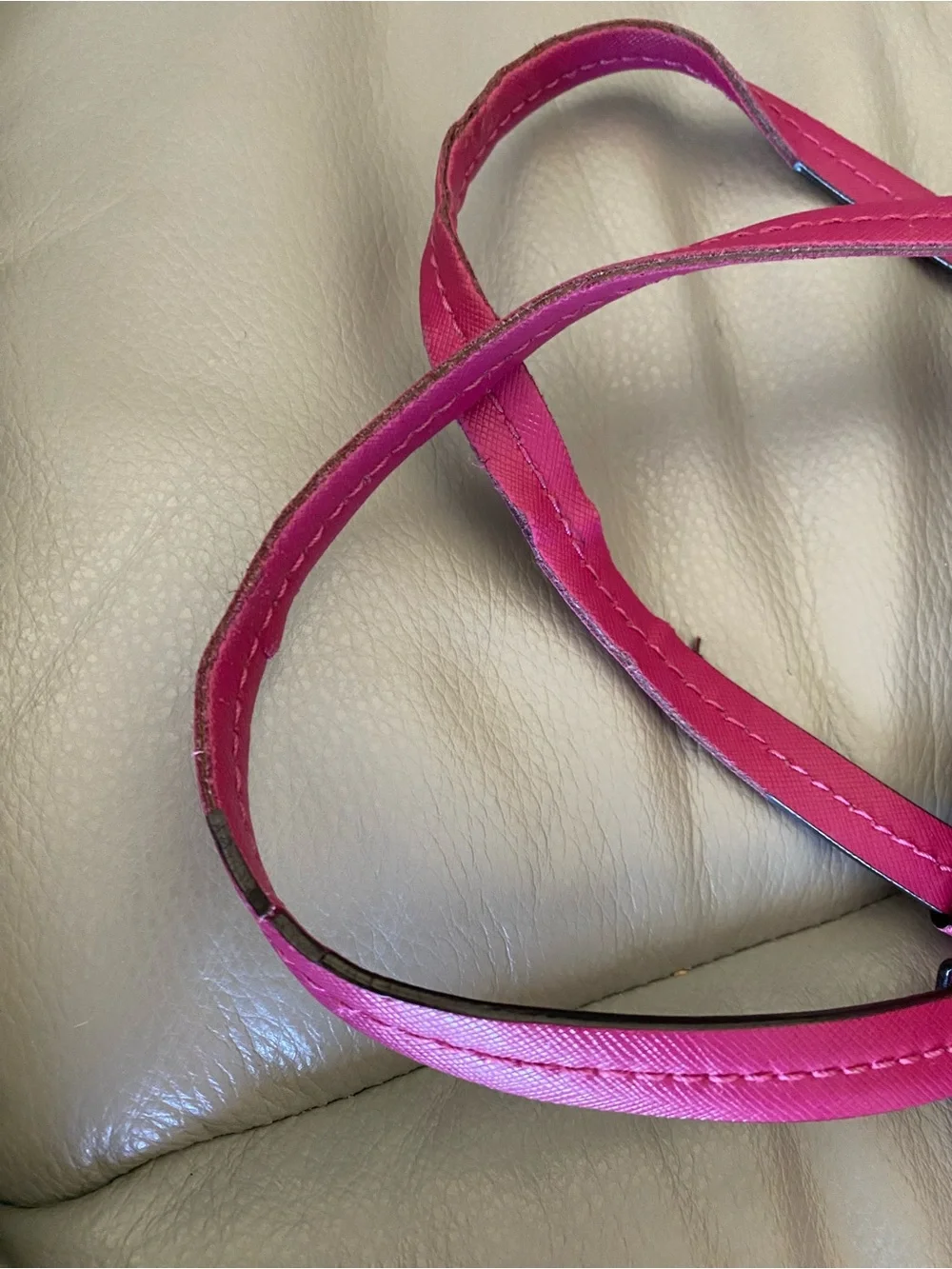 Coach Pink Dome Satchel with Silver Accent